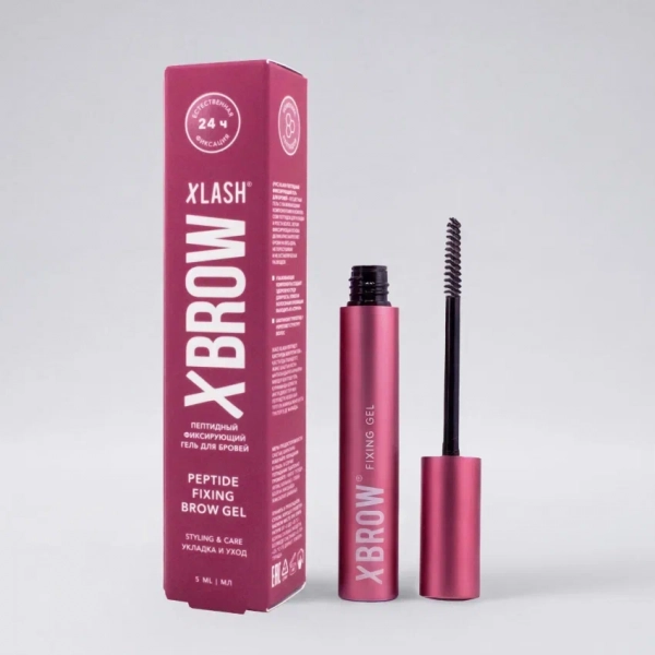 Фиксирующий гель для бровей с пептидами XLASH Peptide fixing brow gel, 5 мл