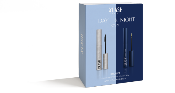 XLASH DAY & NIGHT CARE: XLASH 3 ml + XLASH GROWTH SERUM MASCARSA